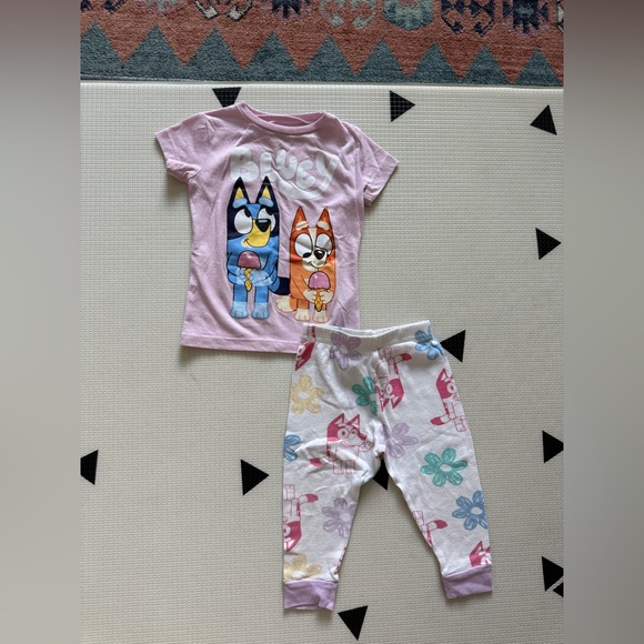 Bluey|Baby girl,toddler Pink Character pajama matching two piece set•••size 2t - Picture 1 of 7